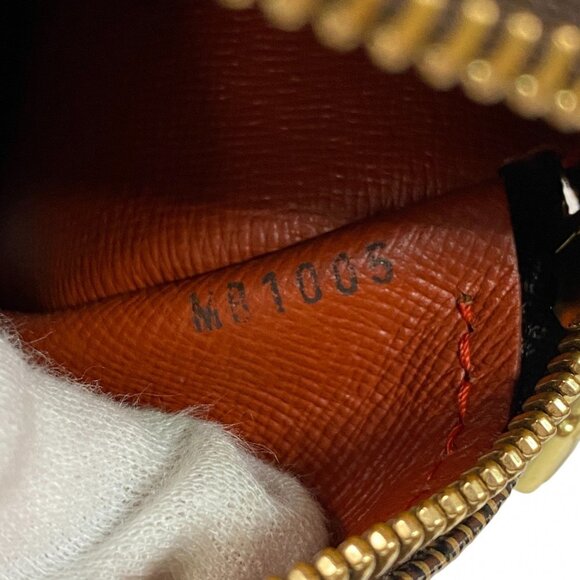 LOUIS VUITTON Authentic Brown Damier Papillon 30 Pouch - Picture 10 of 16